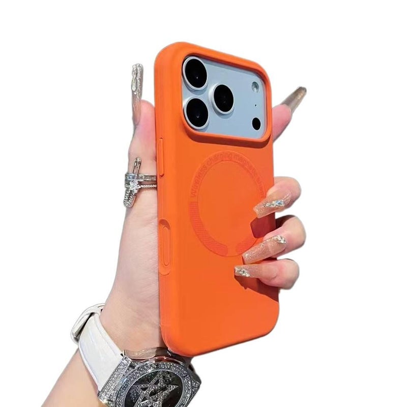 غطاء واقي | أبيض سيليكون | حماية من السقوط | مغناطيس قوي | مقاوم للصدمات لـ iPhone 15 / 15 Plus / 15 Pro / 15 Pro Max - Image 2