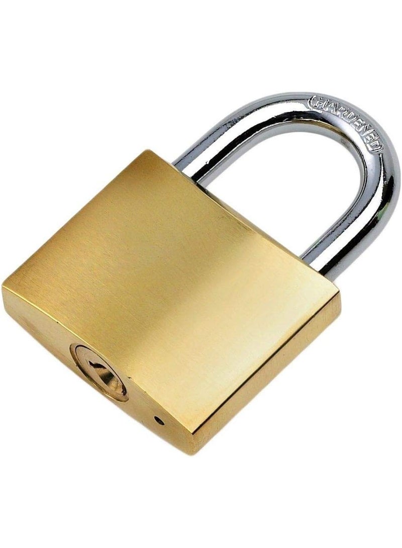 Heavy Duty padlock with Keyed Alike Options – 32/38/50/75 mm Shackle, Hardened Brass Body, Anti-Drill Pins