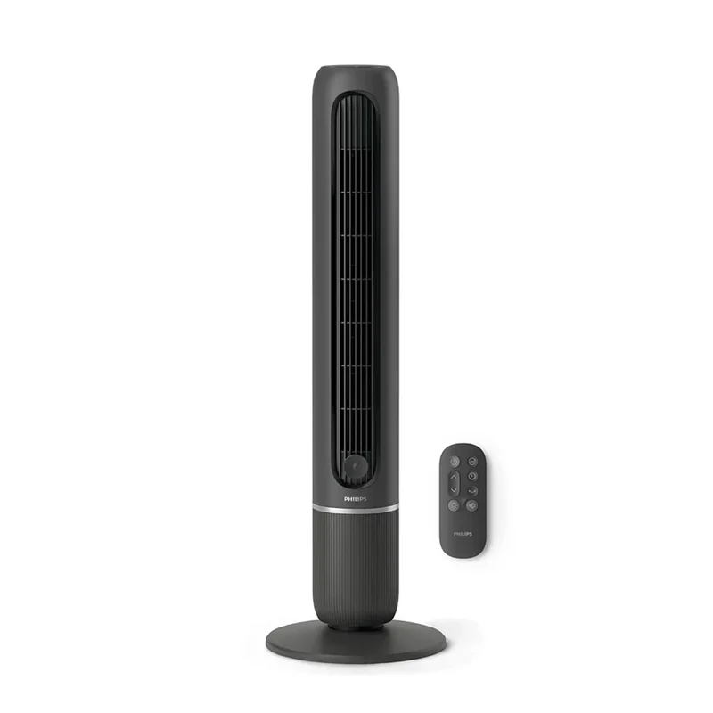 Philips Philips Tower Fan 5000 Series,Fan airflow 2.370 m3/h,3 modes, 5 speed settings, 80° oscillation, quiet 24 dB(A), Charcoal Grey - CX5550/01
