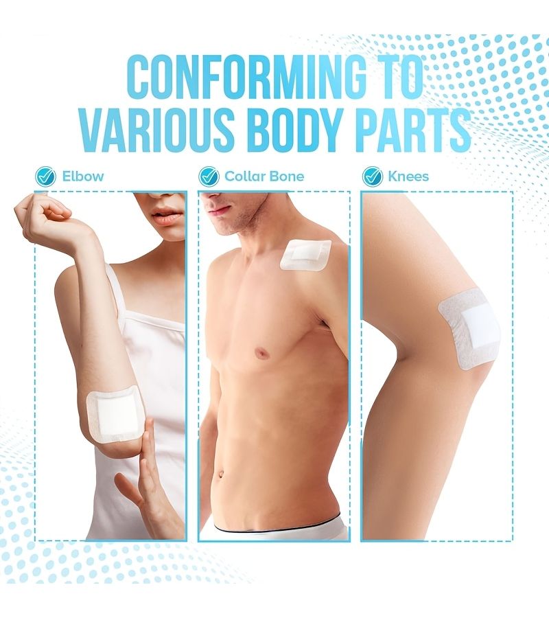 50 Large Self Dressings With Soft Edges For Easy Changing Suitable For Protecting Larger Wounds - Image 3