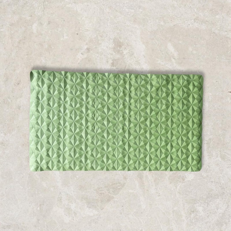 LIVUP LivUp NonSlip Waterproof Bathroom Floor Mat Soft Rubber Bathtub Shower Mat with Strong Suction Cups AntiFatigue Rectangular Design Green - Image 4