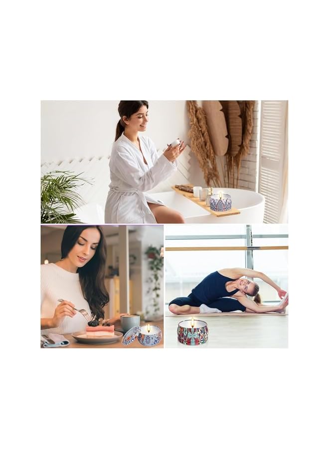 The Bros Scented Candles Gift Set, 9 Pack Essential Oil Aromatherapy Candle, Stress Relief Gifts for Women, Candles for Home Scented, Ideal for Birthday, Mother's Day, (189-02) - Image 3