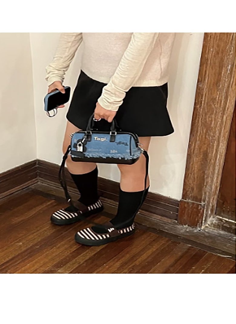 TG - Tagi Treasure Chest mini Boston Bag Tote Shoulder Crossbody Bag - Image 1