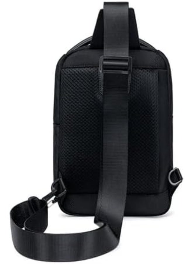 شنطة كروس بحمالة طويلة تمر بالجسم مقاومة للماء، لون رمادي، مقاس 19 × 17.2 × 7.2 سم - Image 2