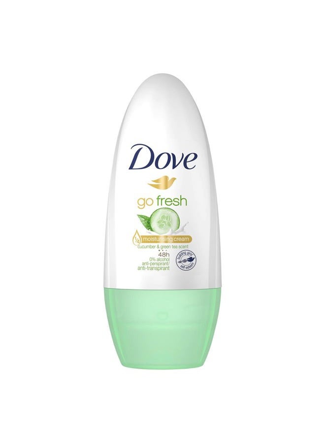 Dove رول أون مزيل العرق الخيار الطازج 50 مل - عبوة من 3 - Image 2