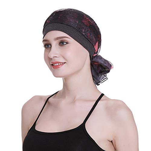 FocusCare Comfy Sleep Beanies for Hair Loss Cap for Chemo Women Viscose Hats - Image 3