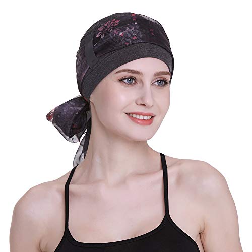 FocusCare Comfy Sleep Beanies for Hair Loss Cap for Chemo Women Viscose Hats - Image 1