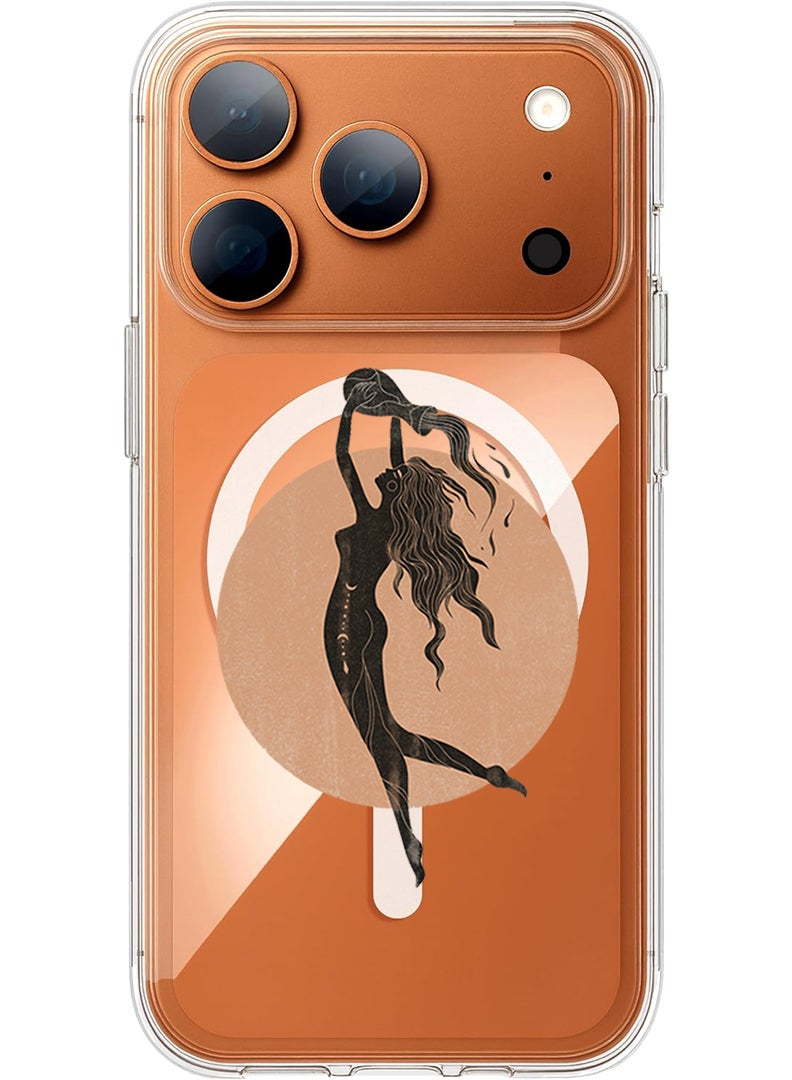 Theodor Magnetic Case for Apple iPhone 17 Pro Compatible with MagSafe Wireless Charging, Shockproof Phone Bumper Cover - Aquarius - Image 1