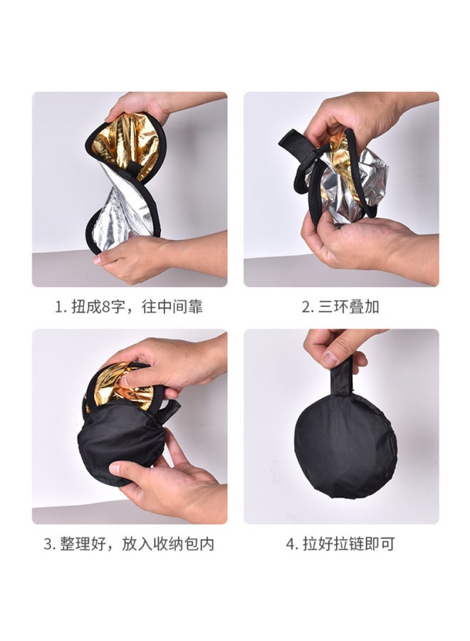 Neutral Shooting Fill Light Board, Full Size, Mobile Phone Camera Lighting Board, Portable Photography Folding Reflective Board - Image 3