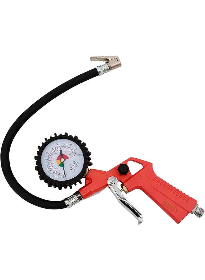 BMB Tools Tire Inflating Gun | Air Pressure Gauge For Tires | Air Compressor Tire Inflator Attachment | Nozzle Tire Gauge Air Chuck - Image 5