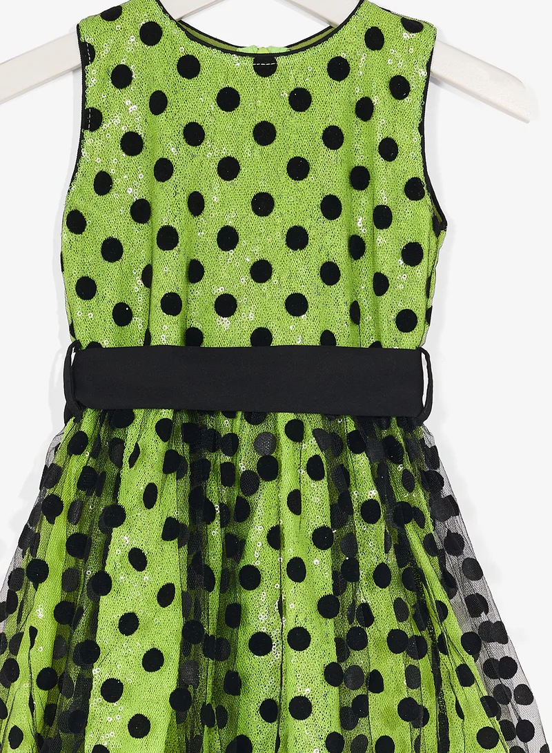 Little Golden Apple Little Polka Dots Dress