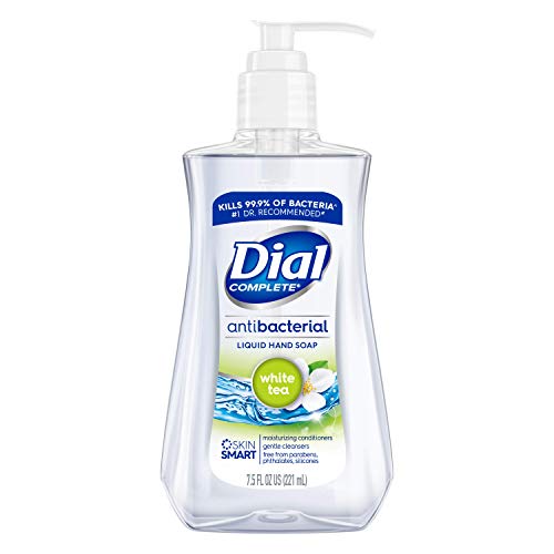 Dial Antibacterial Liquid Hand Soap White Tea 75 Fl Oz Pack of 12