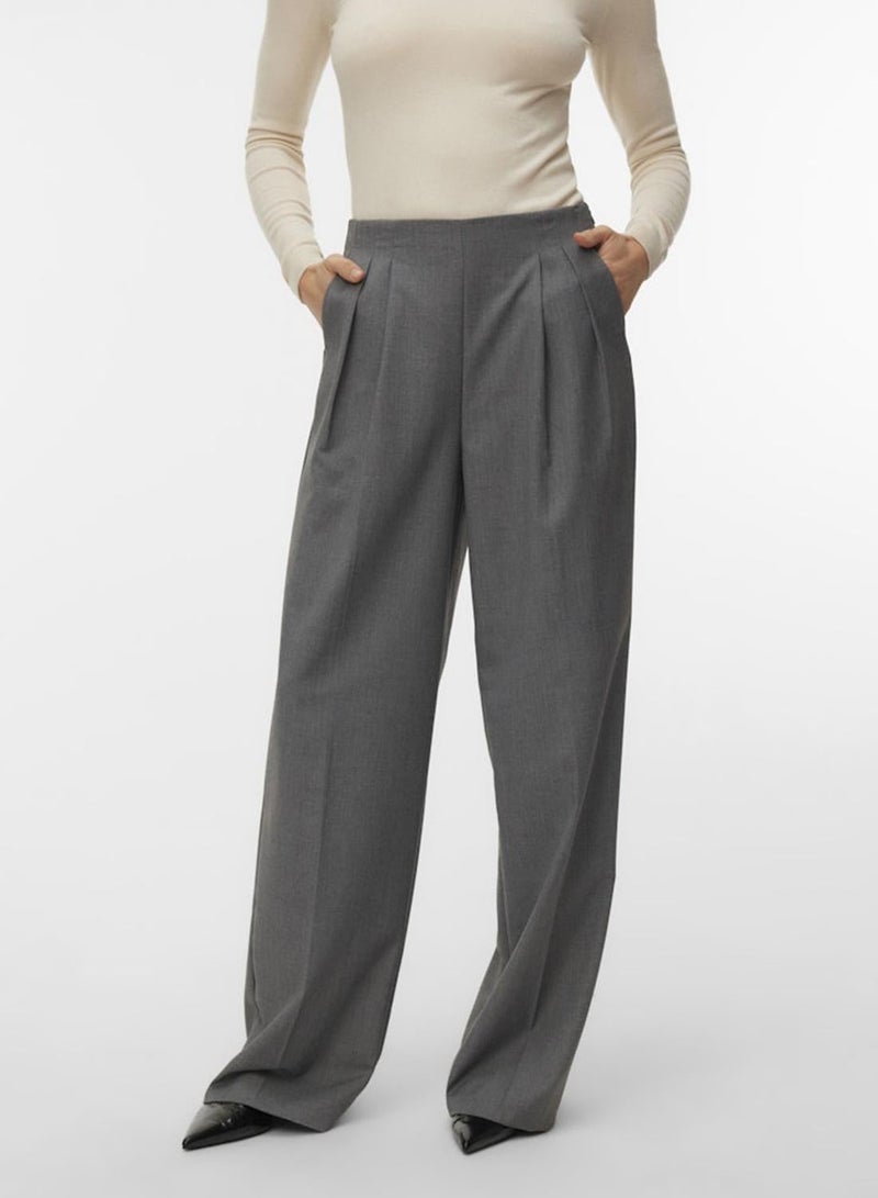 VERO MODA High Waist Wide Leg Trousers - Image 3