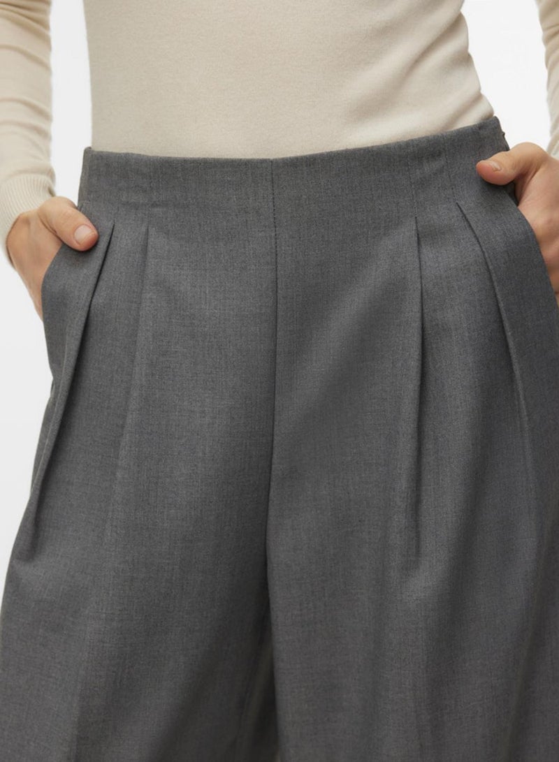 VERO MODA High Waist Wide Leg Trousers - Image 4