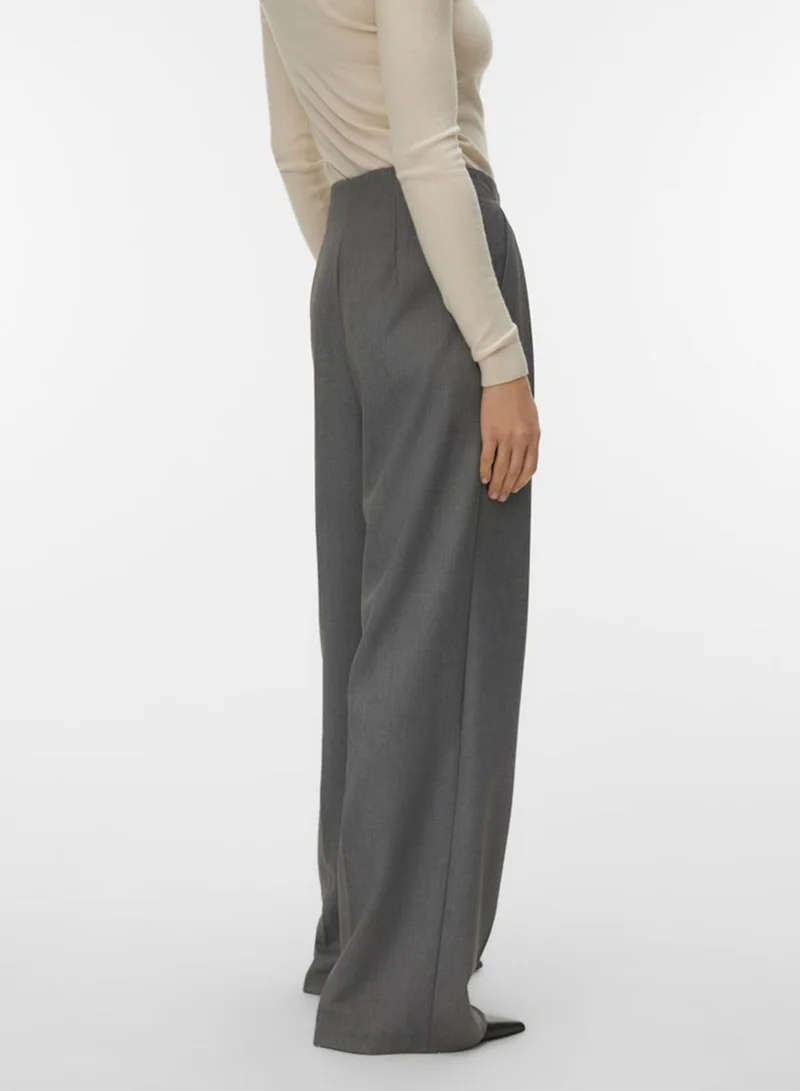 VERO MODA High Waist Wide Leg Trousers