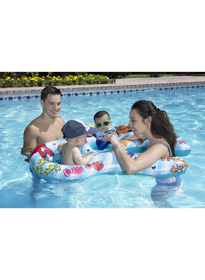 Poolmaster - Mommy & Us Swimming Pool Baby Rider 2 Child Multicolor - Image 1