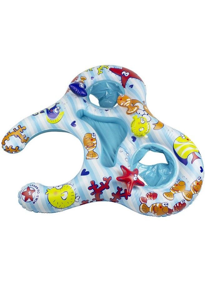 Poolmaster - Mommy & Us Swimming Pool Baby Rider 2 Child Multicolor - Image 1
