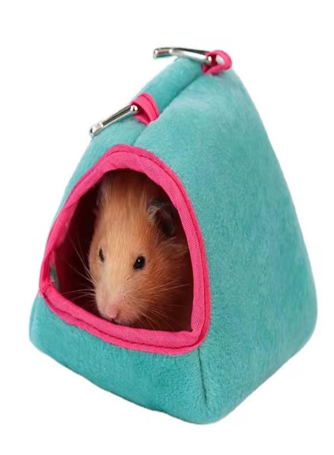 VAYINATO Warm Hamster Hideout Hanging Hammock Bed, Cozy Sleeping Nest Small Animal Cage Accessories, Chew-Resistant Soft Pouch for Dwarf Hamster, Gerbil, Rat, Hedgehog & Sugar Glider - Image 1