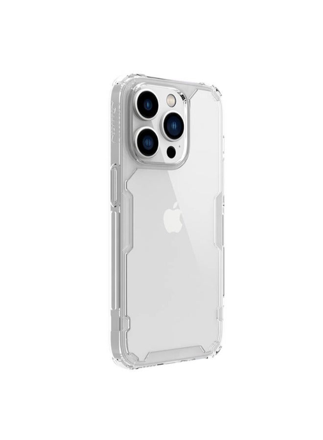 Nillkin Crystal Clear Designed for iPhone 14 Pro Max Case, Slim Thin Shockproof Protective Phone Case, Non-Yellowing - Clear - Image 2