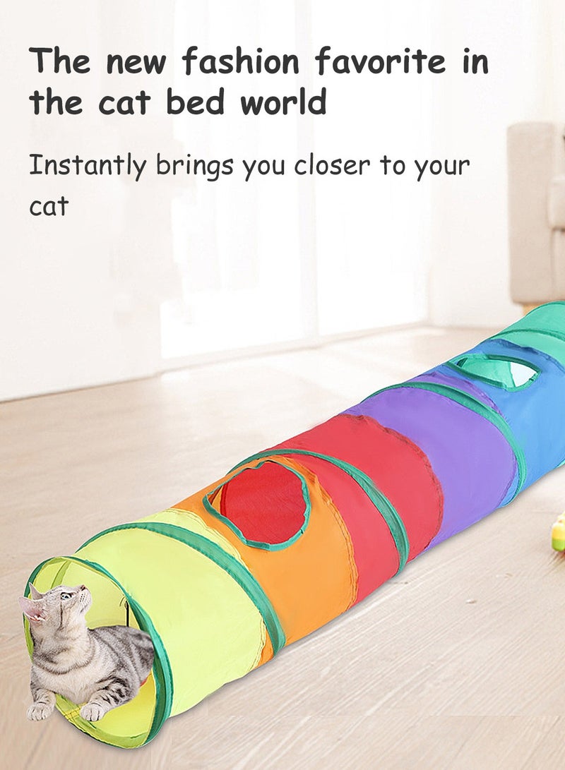 Kidle Interactive Cat Toys Kitten Toys Durable Cat Tunnel Play for Indoor Cats - Image 2