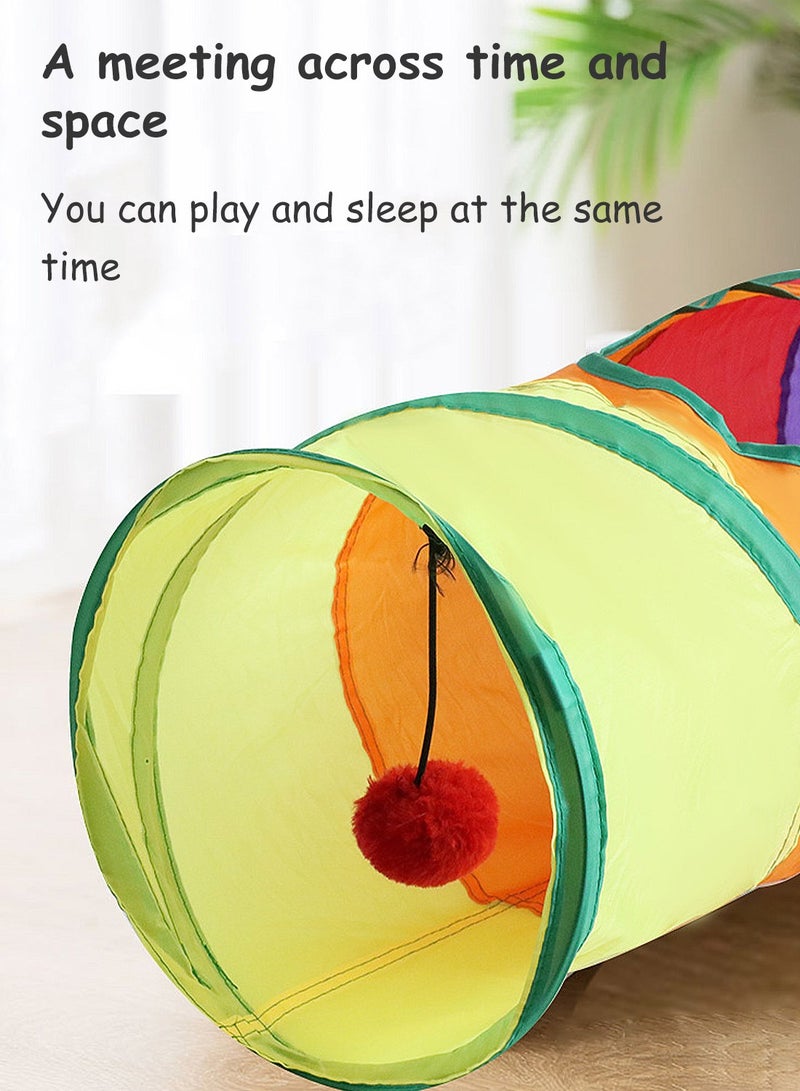 Kidle Interactive Cat Toys Kitten Toys Durable Cat Tunnel Play for Indoor Cats - Image 3