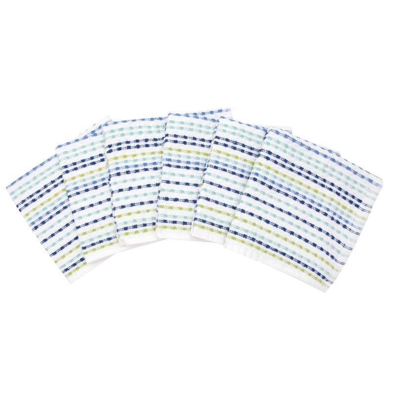 Ritz Pebble Bar Mop Towels: Highly Absorbent and Super Soft, 100% Cotton, Durable Super Absorbent Kitchen Bar Towels for Wiping Tables and Counters, 12x12, 6-Pack, Cool - Image 2