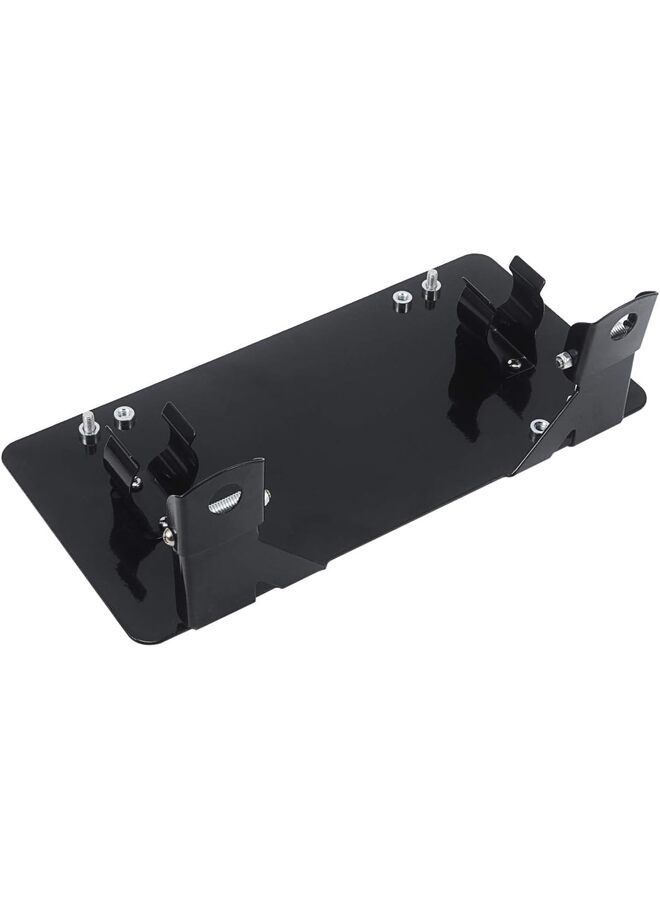 Flip Up License Plate Mount Winch Roller Fairlead Mounting Bracket 8 3/4 Inch Holder Black Stainless Steel - Image 4
