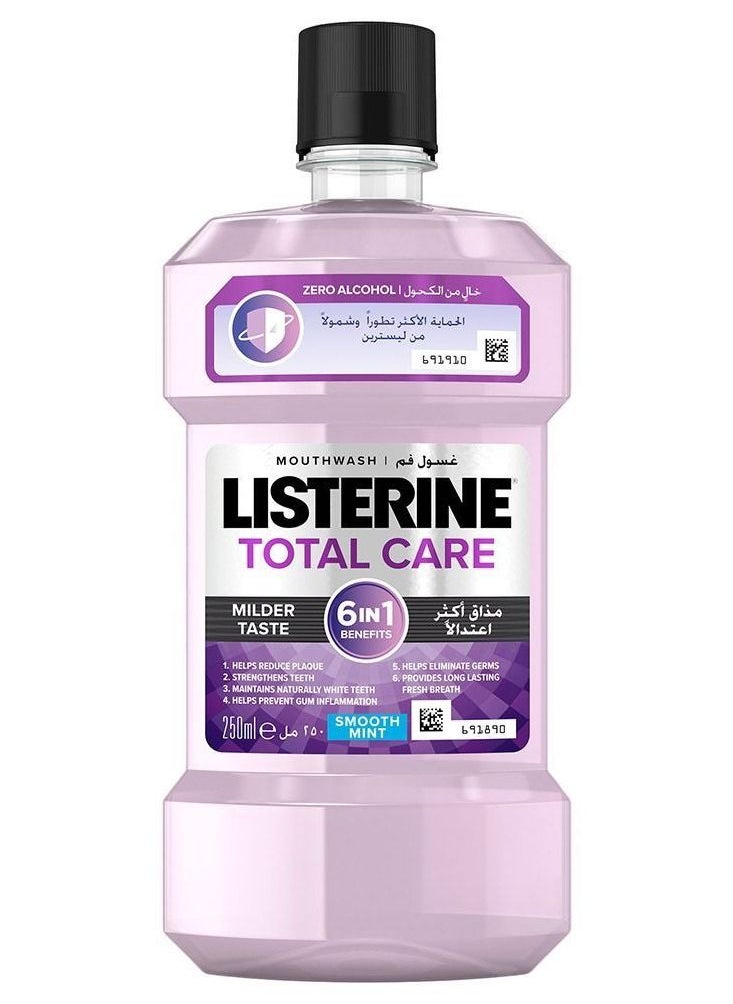 Listerine - Total Care Milder Taste Mouthwash 250ml (Pack of 3) - Image 1