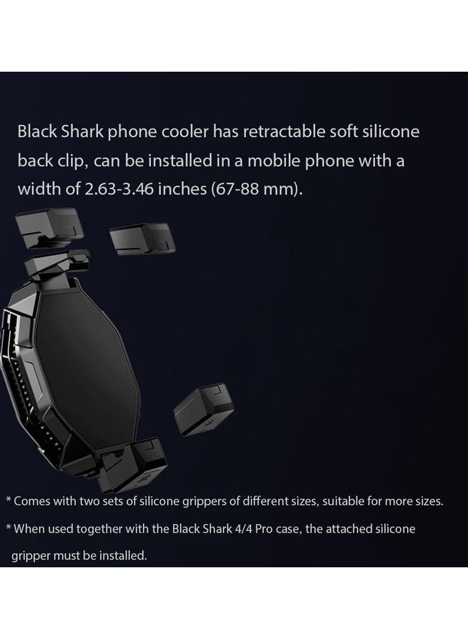 NIBEMINENT Shark Smartphone Semiconductor Heatsink Cooling Fan Black - Image 5