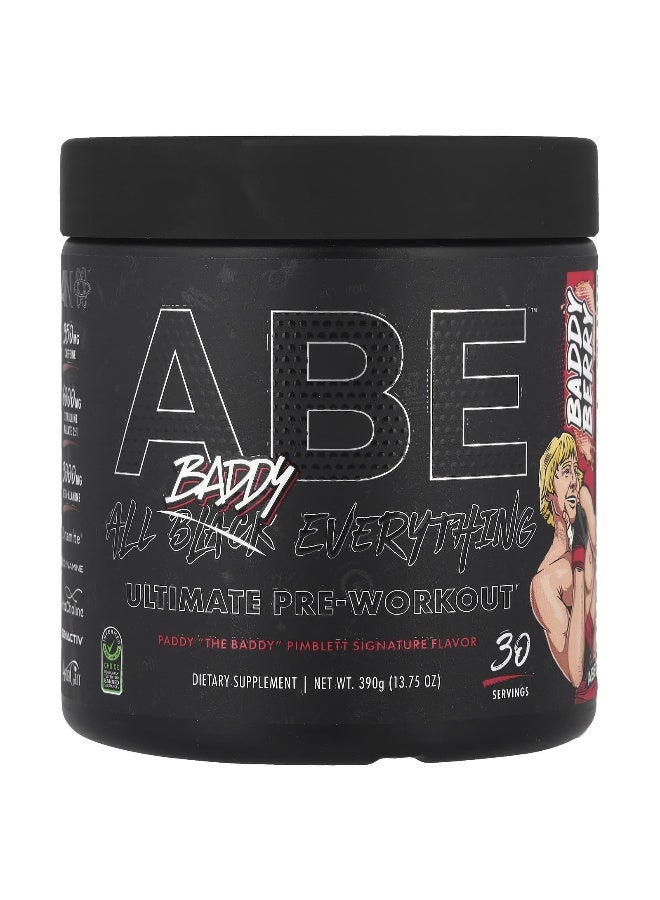 Abe أيه بي إي، مكمل ما قبل التمرين النهائي، نكهة باددي بيري، 13.75 أونصة (390 جرام) - Image 1