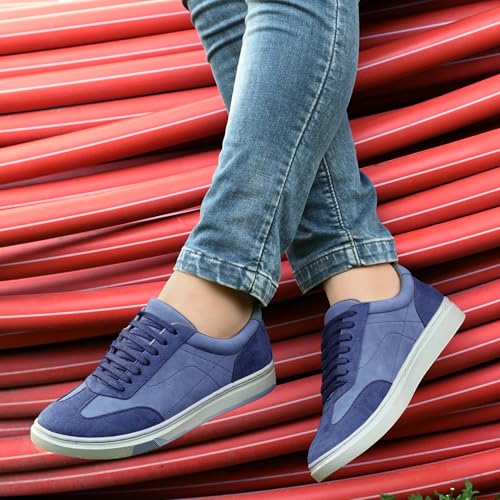 Cruiser Sneaker for Men | Lightweight & Comfortable | Stylish Lace-Up Casual Footwear with Cushioned Insole | Perfect for Versatile Outfits (2533) - Image 2