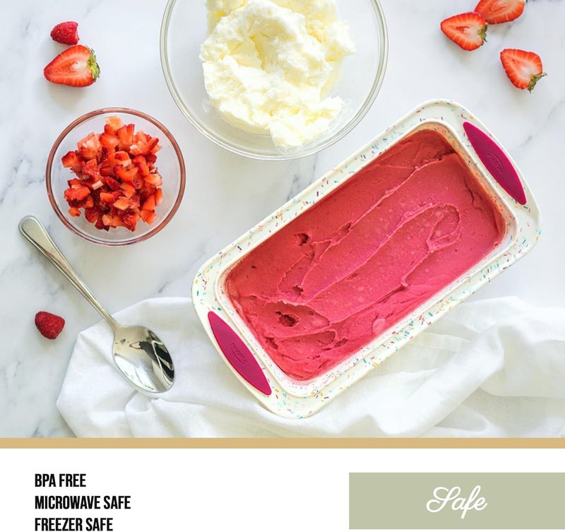 Trudeau صينية خبز سيليكون ترودو ستراكتشر متوسطة بيضاء مزخرفة - Image 5