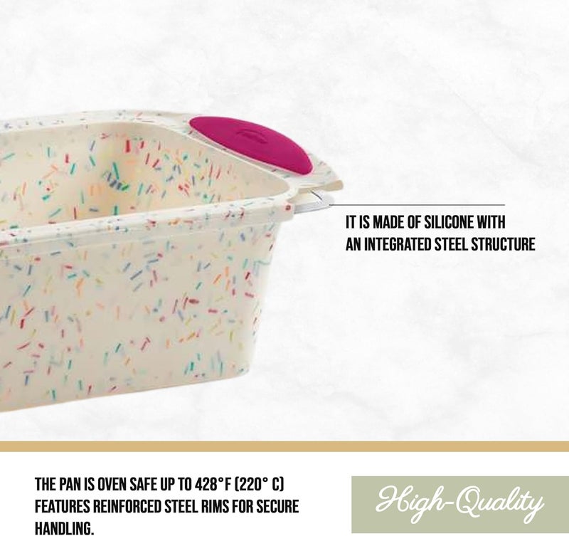 Trudeau صينية خبز سيليكون ترودو ستراكتشر متوسطة بيضاء مزخرفة - Image 3