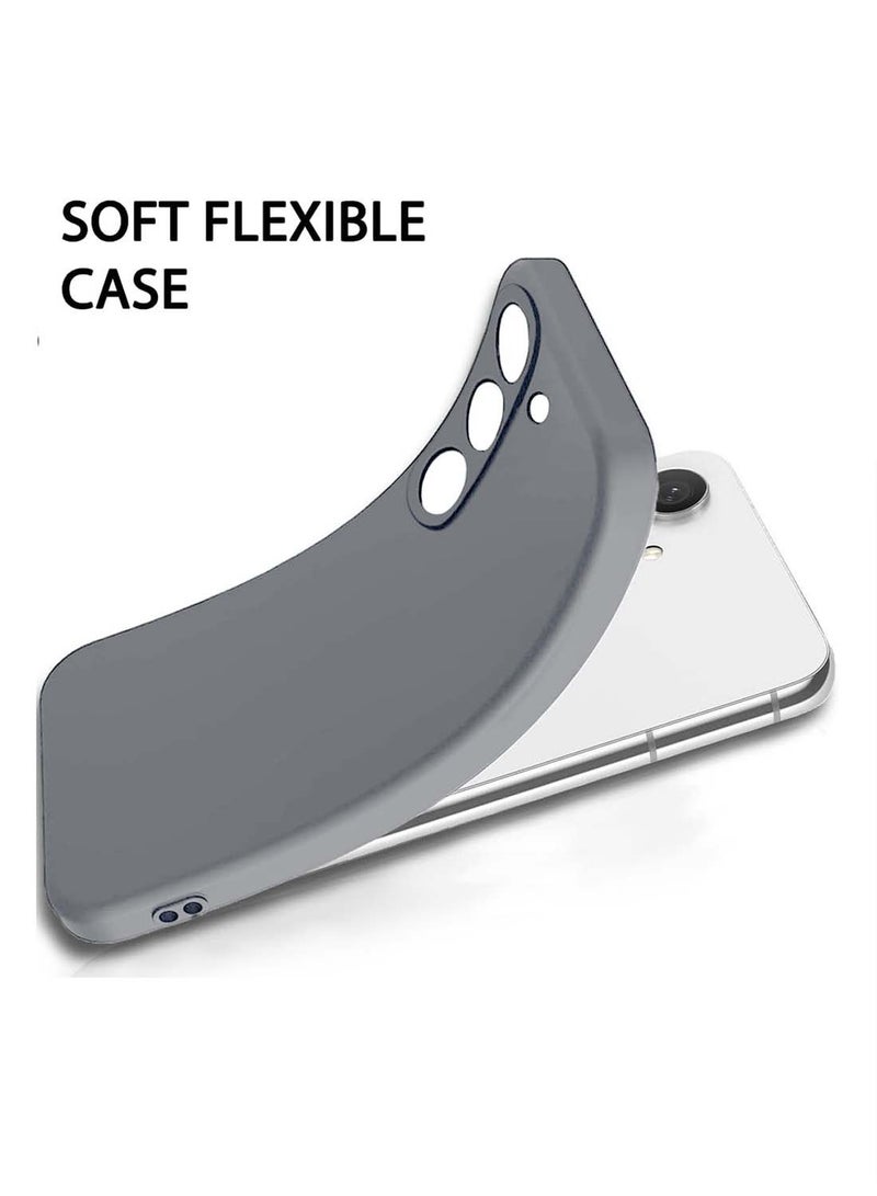 Wtech Samsung Galaxy S24 FE 5G 2024 Premium Liquid Silicone Case Cover Grey - Image 4