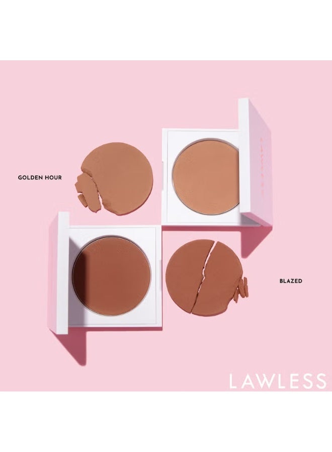 LAWLESS BEAUTY - Summer Skin Talc-Free Valvet Matte Bronzer - Blazed - 11g - Image 3