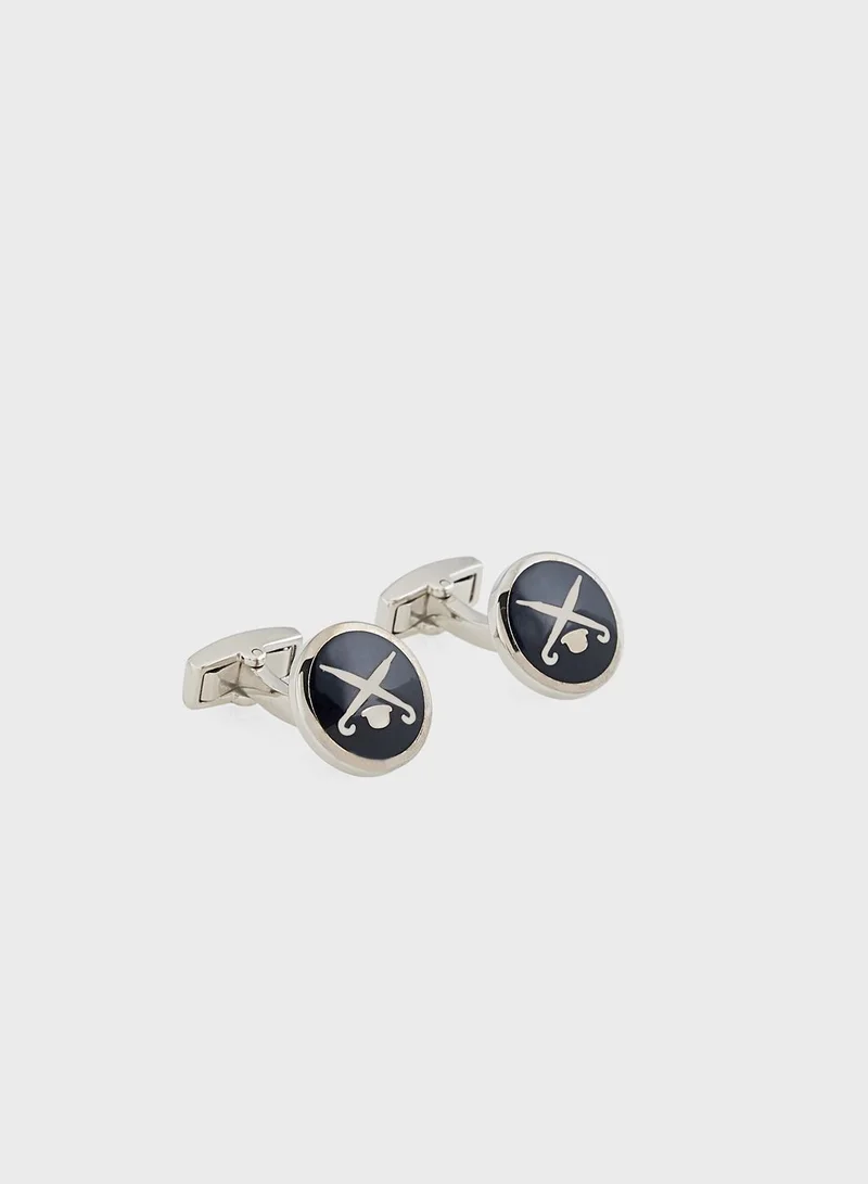 Hackett Brolly Bowler Logo Cufflinks