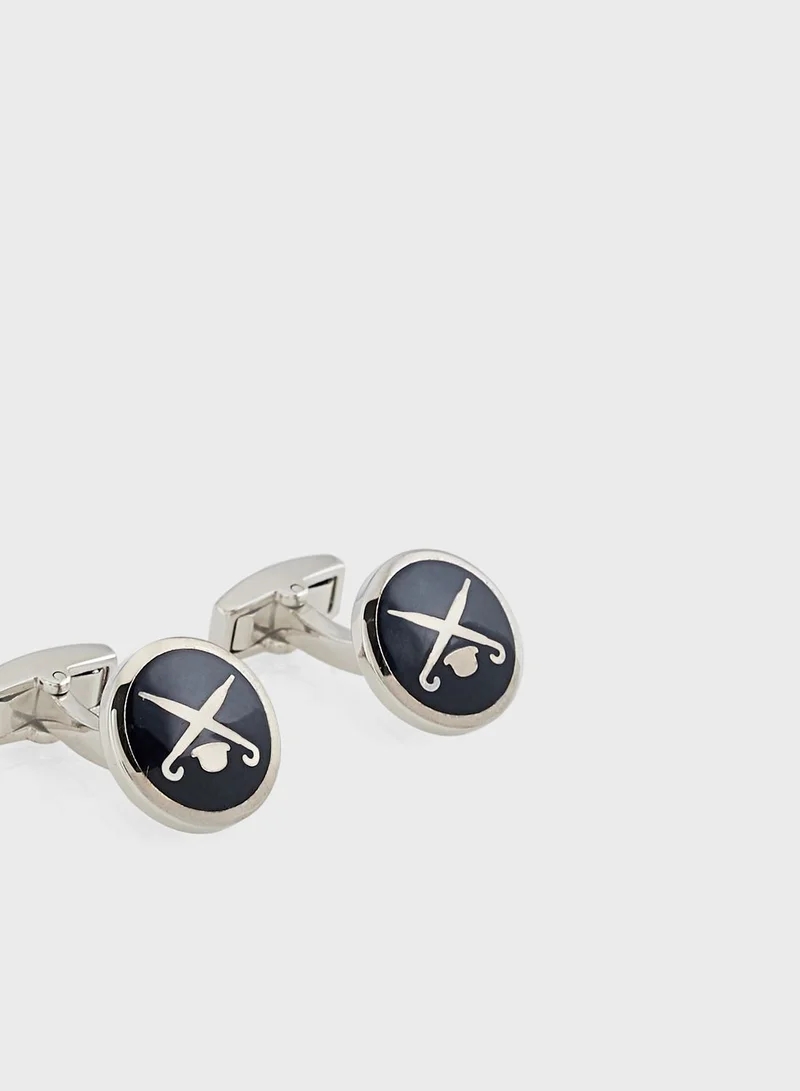 Hackett Brolly Bowler Logo Cufflinks