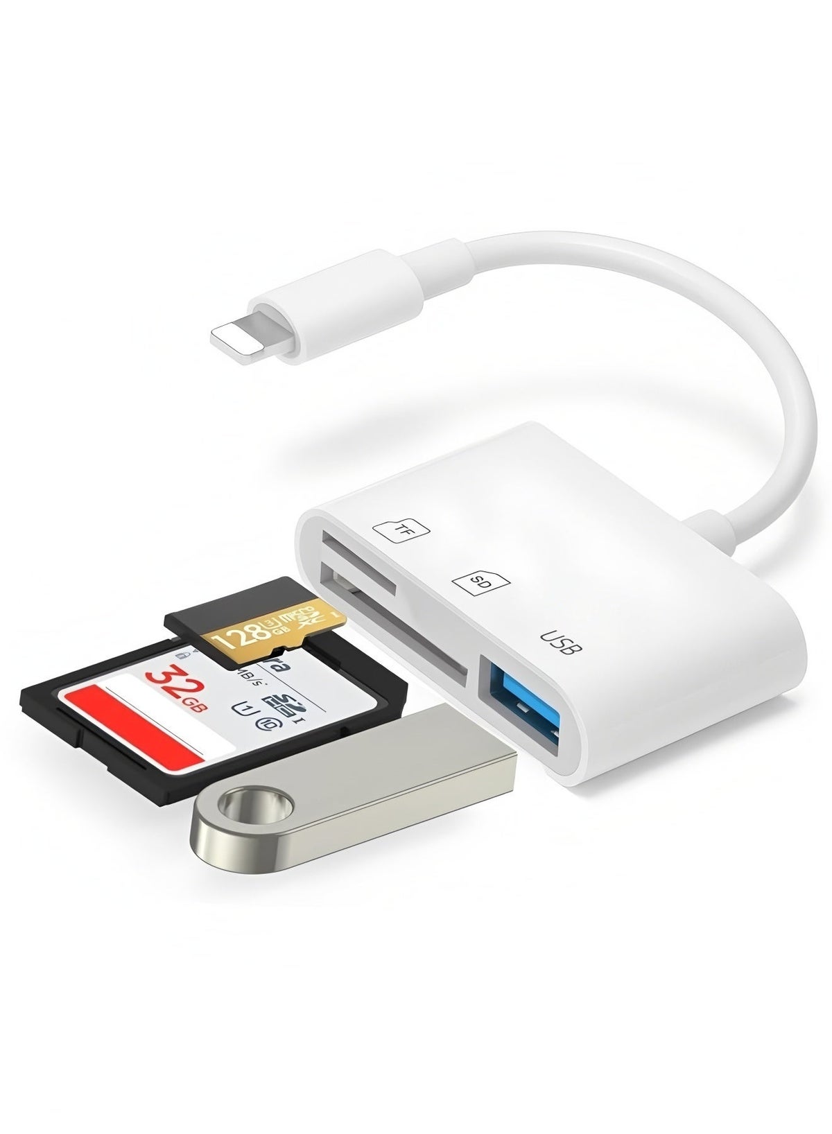 أبل Apple Lightning To Sd Tf Card Usb Camera Adapter lightning