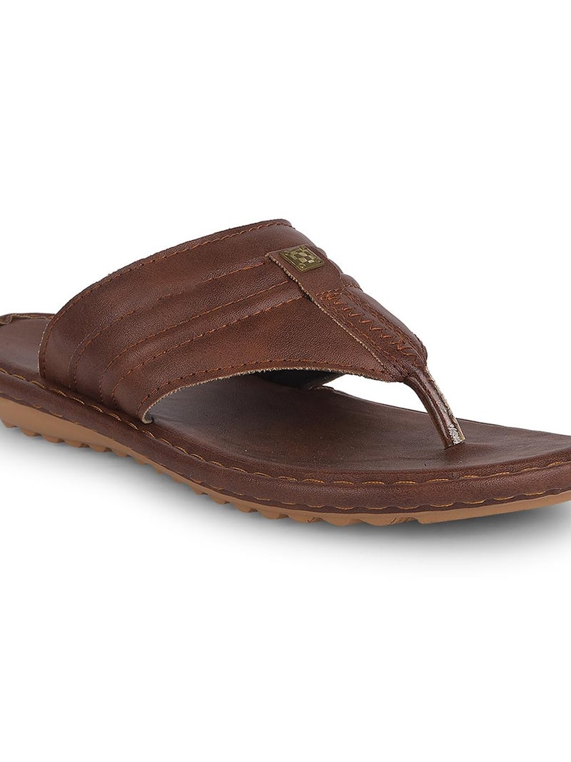Bata Spike E Men's Tan Sandals - 7 UK (8713823) - Image 5