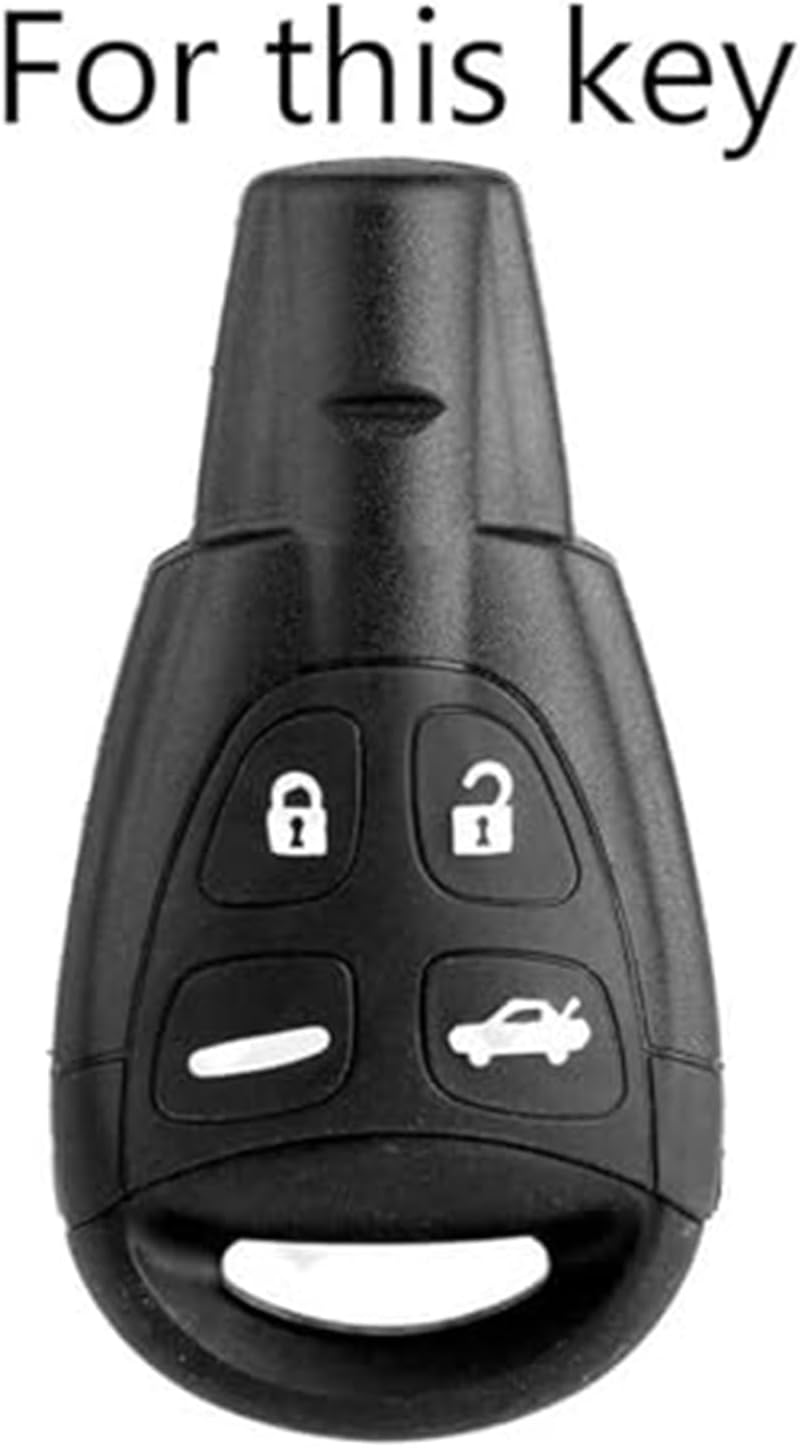 Wivplex Silicone Key Fob Cover for SAAB - Image 2