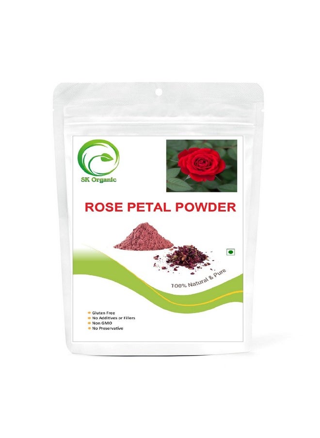 SK ORGANIC Rose Petal Powder For Face And Facial Skin 250 Gms  - Image 1