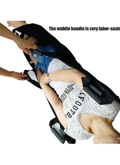 Generic Medical Folding Soft Stretcher, Portable Transport stretcher,Emergency Rescue Soft Stretcher Middle Thick Cotton, for Hospital,Home,Sports Black 108x67cm  - Image 5