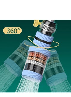 Angmei 360° rotating water filter universal interface detachable and washable faucet filter household tap water splash-proof shower head Universal water purifier  - Image 1