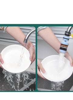 Angmei 360° rotating water filter universal interface detachable and washable faucet filter household tap water splash-proof shower head Universal water purifier  - Image 4