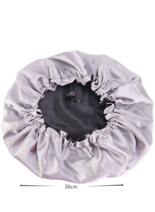 Women's Adjustable Double-Sided Satin Silk Soft Hat Soft Double-Sided Sleeping Cap - view 3