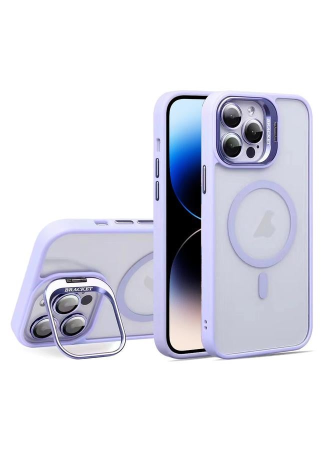 اس-توب جراب لهاتف iPhone 14 Pro U1 حامل عدسة غير مرئي من الأكريليك + جراب هاتف مغناطيسي MagSafe من مادة TPU - Image 1