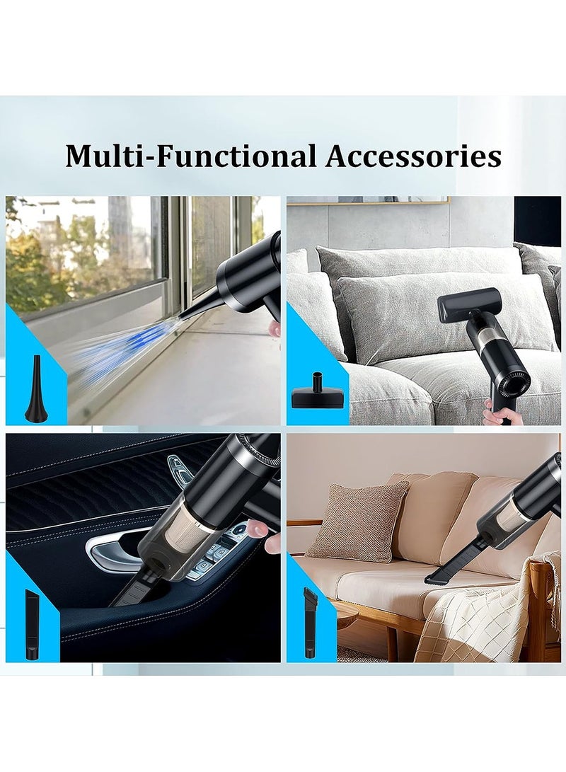 Toby's VC_135 Multifunction Portable Mini Car Cordless Vacuum, Hand held vacuuming, Handheld Vacuum for Quick Cleaning, Dust Buster Cordless Rechargeable, for Car, Home and Office - Image 5