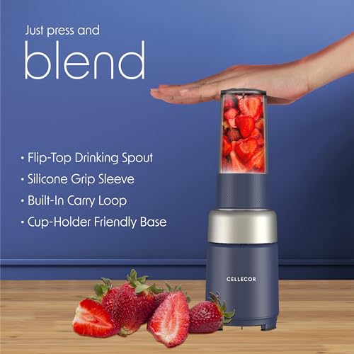 Cellecor BlendPro 500W Nutri-Blender | 500W Personal Smoothie Blender with 24,500 RPM | 2 Durable Jars | 6-Leaf Blade | Compact Juicer Mixer Grinder | Anti-Rust Titanium Alloy Blade | 2 Yrs Warranty - Image 3