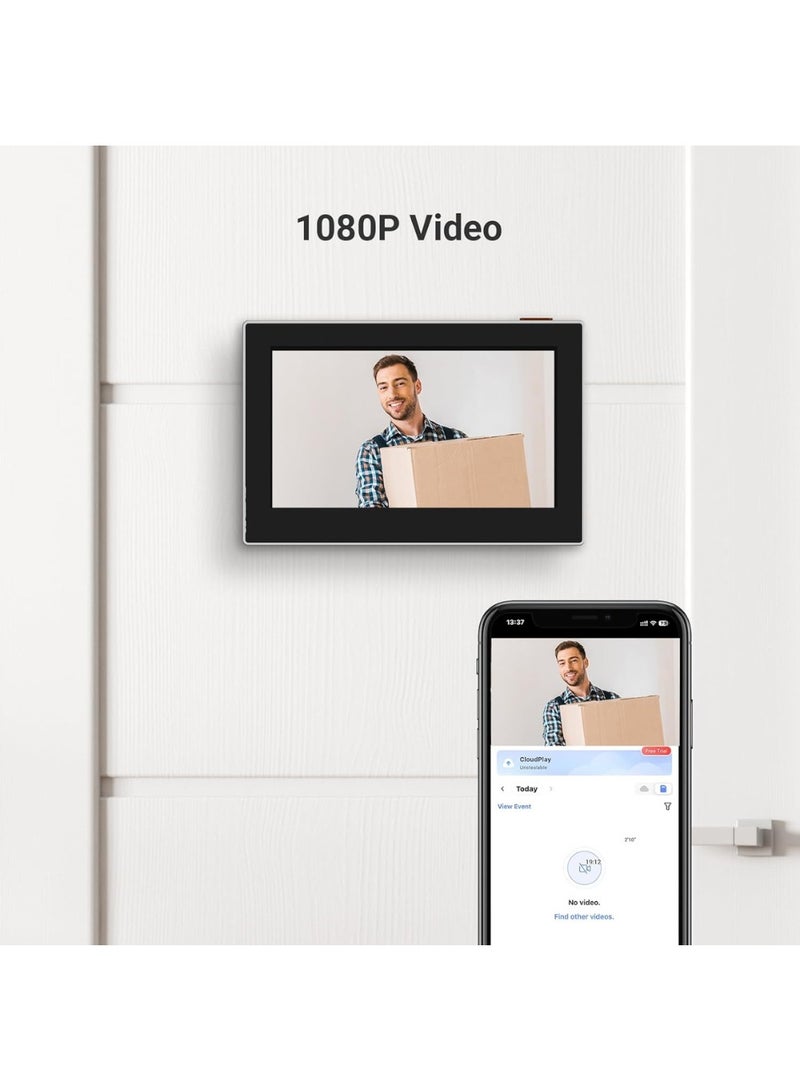 EZVIZ Peephole Camera CP2, Door Viewer Camera, Wireless with 4.3" Monitor, 14–26mm Hole, 35–105mm Door Thickness, 2.4GHz Wi-Fi, 1080P HD Video, 90-Day Battery, Indoor Colour Screen, Privacy Protection (Silvery) - Image 5