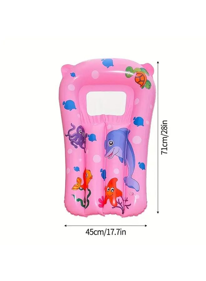 Pink Inflatable Pool Float Hammock Swimming Pool Drifter Saddle Lounge For Summer - Image 1